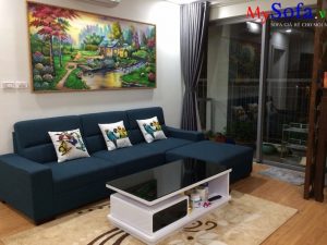 Sofa nỉ góc hiện đại cho nhà chung cư AmiA SFN3011