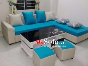 Sofa nỉ giá rẻ cho phòng khách hiện đại AmiA SFN015