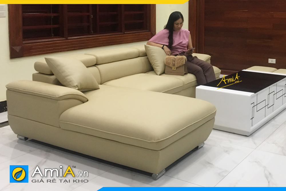 Hình ảnh mẫu ghế sofa AmiA 094B đang kê tại nhà khách hàng của AmiA