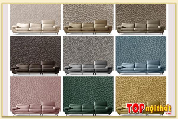 Hình ảnh Các màu sắc cơ bản ghế sofa văng da SofTop-0750