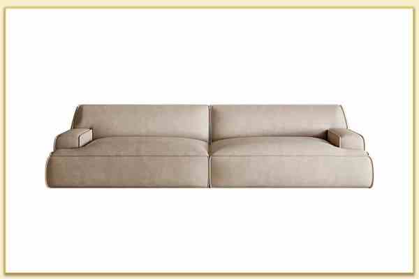 Hình ảnh Chụp chính diện sofa văng bọc nỉ đơn giản Softop-1652
