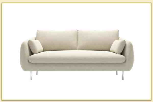 Hình ảnh Chụp chính diện sofa văng bọc vải nỉ Softop-1603