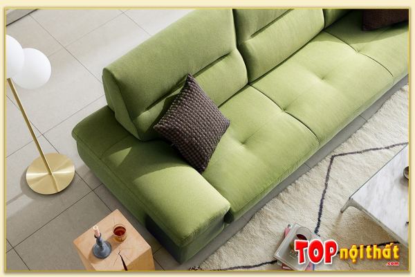 Hình ảnh Chụp tay ghế sofa văng bọc nỉ đẹp Softop-1012