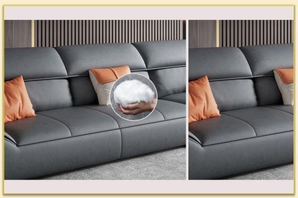 Hình ảnh Đặc điểm chi tiết sofa văng bọc da cỡ lớn Softop-1656