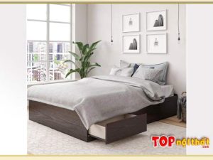 Hình ảnh Giường ngủ đơn giản có hộc kéo thông minh GNTop-0337