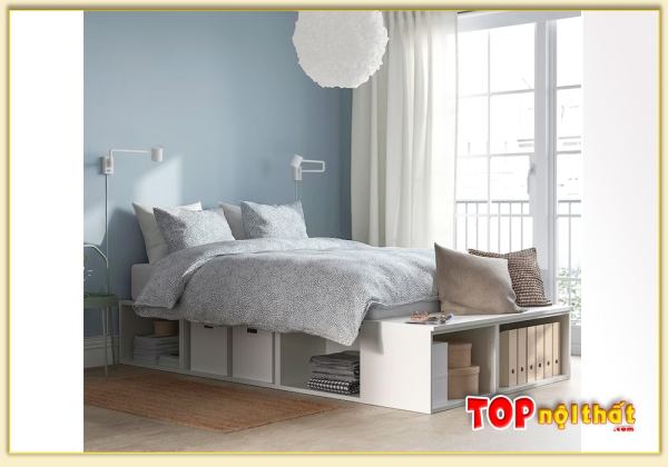Hình ảnh Giường ngủ đơn giản có nhiều ngăn đựng đồ GNTop-0319