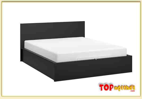 Giường ngủ đơn giản gỗ Melamine sang trọng GNTop-0312