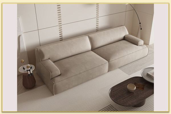 Hình ảnh Góc nghiêng sofa văng bọc nỉ đơn giản Softop-1652
