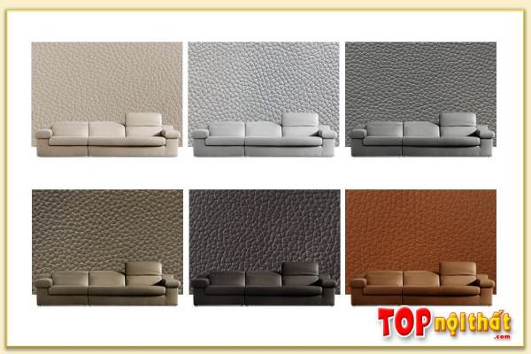 Hình ảnh Màu sắc mẫu ghế sofa văng da đẹp SofTop-0810