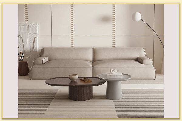Hình ảnh Sofa văng bọc nỉ đơn giản kê phòng khách đẹp Softop-1652