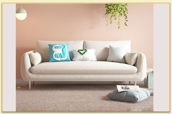 Hình ảnh Sofa văng bọc vải nỉ thiết kế hiện đại Softop-1603