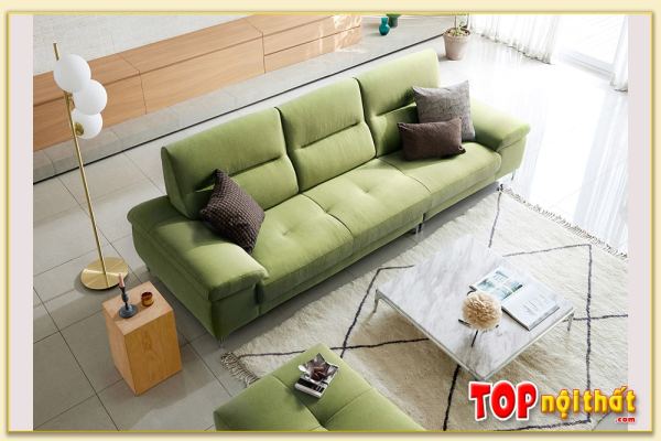 Hình ảnh Sofa văng nỉ đẹp hiện đại kê phòng khách Softop-1012