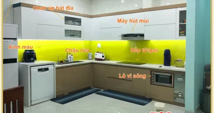 Xưởng thiết kế thi công đóng tủ bếp đẹp giá rẻ tại Nam Định