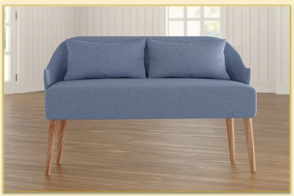 Hình ảnh Mẫu ghế sofa văng nỉ chân cao đẹp Softop-1282