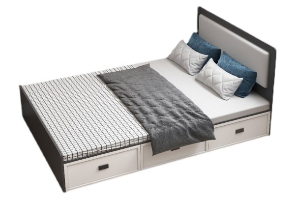 Mẫu giường ngủ gỗ công nghiệp đôi 1,6m