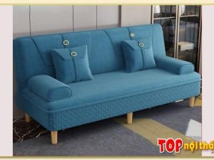 Hình ảnh Ghế sofa văng nỉ nhỏ mini kê phòng khách SofTop-0695