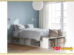Hình ảnh Giường ngủ đơn giản có nhiều ngăn đựng đồ GNTop-0319